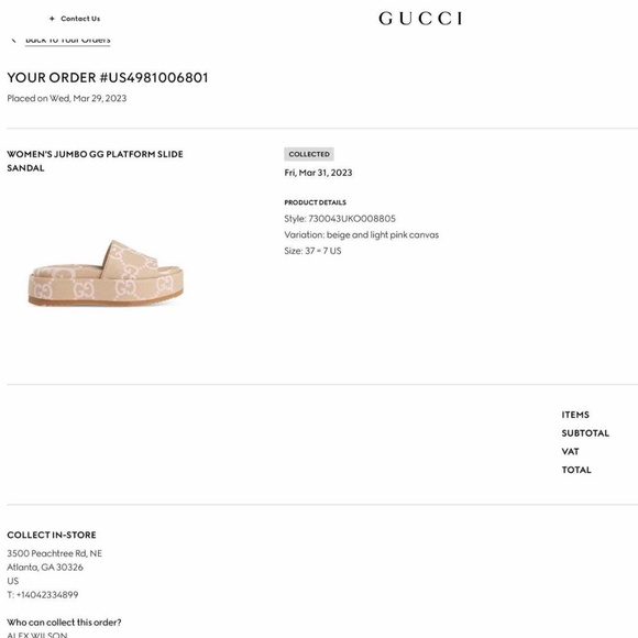 Gucci Wmns Platform Slide Sandal’ Jumbo GG - Beige Light Pink - Picture 5 of 5